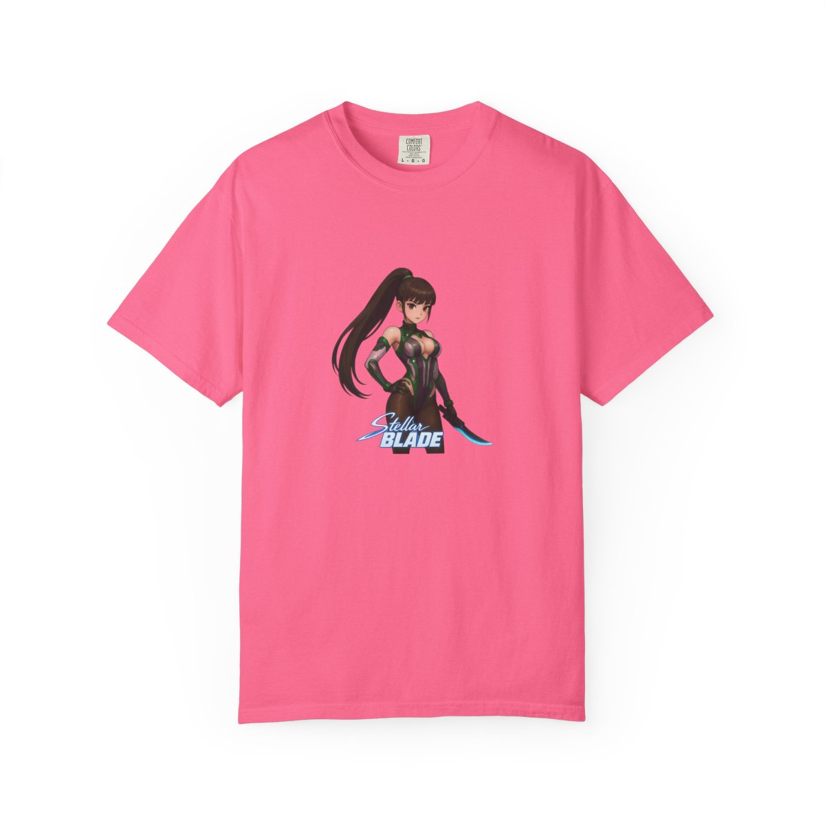 Stellar Blade Eve Sci-Fi Gaming T-Shirt - alternate angle 4, merchandise