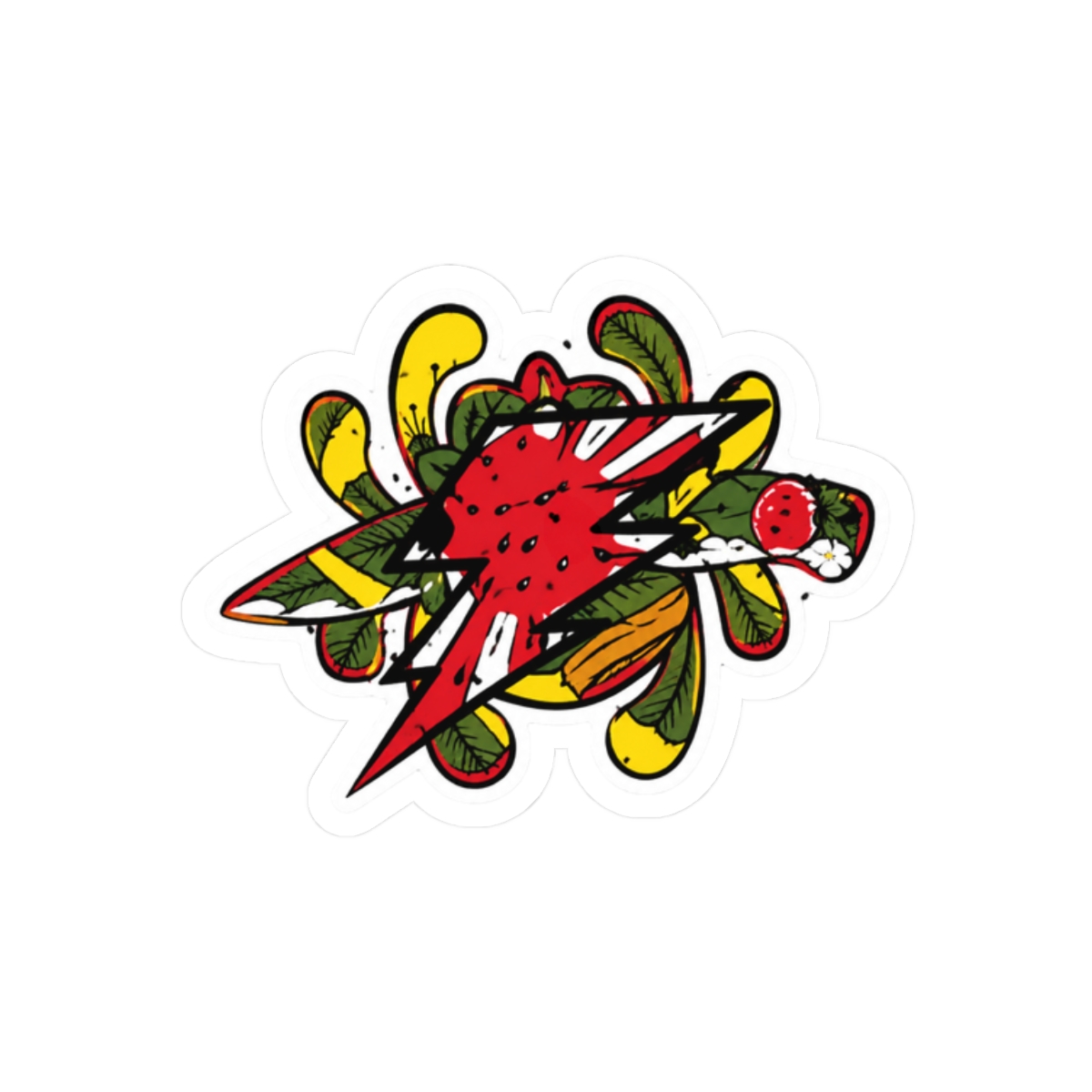 Spyderco Knives Kamikaze Zero Sticker - alternate angle 3, merchandise
