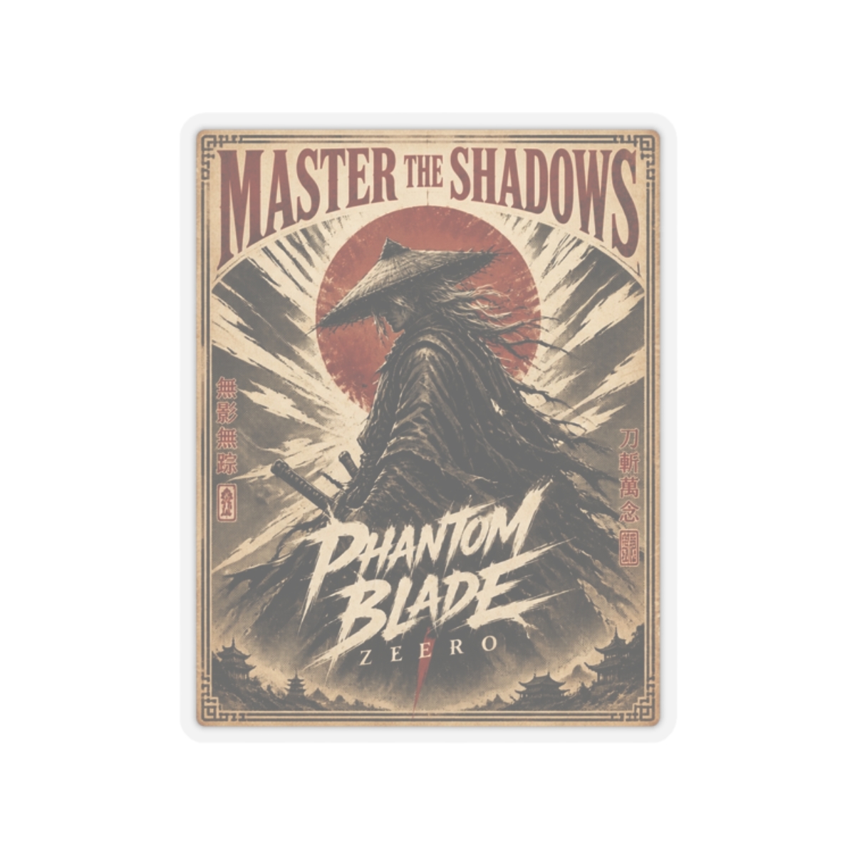Phantom Blade Zero "Master the Shadows" Sticker