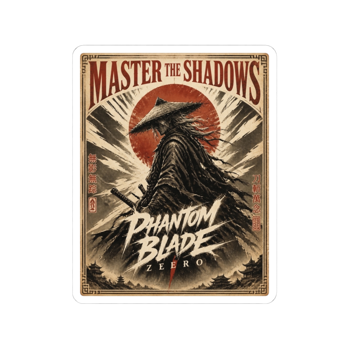 Phantom Blade Zero "Master the Shadows" Sticker